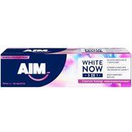 Aim White Now 3in1 Forever Young Toothpaste 75ml - Ефективна паста за зъби срещу хронични жълти петна и избелване на зъби Aim White Now 3in1 Forever Young Toothpaste 75ml - Ефективна паста за зъби срещу хронични жълти петна и избелване на зъби