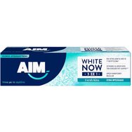 Aim White Now 3in1 Fress Kiss Toothpaste 75ml - Ефективна паста за зъби против петна и избелване на зъби за вълна свежест Aim White Now 3in1 Fress Kiss Toothpaste 75ml - Ефективна паста за зъби против петна и избелване на зъби за вълна свежест