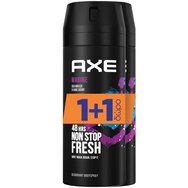 Axe PROMO PACK Marine 48h Non Stop Protection Deodorant Spray 2x150ml - Мъжки дезодорант Spay 48-часова защита с аромат на кедър и бял мускус Axe PROMO PACK Marine 48h Non Stop Protection Deodorant Spray 2x150ml - Мъжки дезодорант Spay 48-часова защита с аромат на кедър и бял мускус