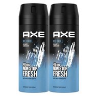 Axe PROMO PACK Ice Chill 48h Non Stop Fresh Body Spray 2x150ml - Дезодорант за усещане за абсолютна прохлада през целия ден Axe PROMO PACK Ice Chill 48h Non Stop Fresh Body Spray 2x150ml - Дезодорант за усещане за абсолютна прохлада през целия ден