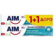 Aim PROMO PACK Expert Protection Multi Action Toothpaste 2x75ml 1+1 Подарък