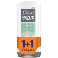 Dove Πακέτο Προσφοράς Men & Care Sensitive 3-in-1 Shower Gel 2x400ml
