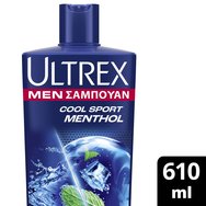 Ultrex Men Deep Clean Cool Sport Menthol Anti Dandruff Shampoo 610ml Ultrex Men Deep Clean Cool Sport Menthol Anti Dandruff Shampoo 610ml