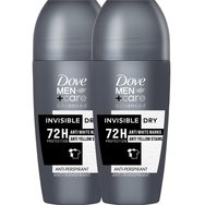 Dove Men & Care PROMO PACK Roll-On Advanced Invisible Dry 72h Protection 2x50ml (1+1 Подарък)