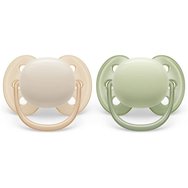 Philips Avent Ultra Soft Silicone Soother 0-6m Ортодонтска силиконова залъгалка с мек и гъвкав предпазител за по-малко раздразнения на кожата 2 броя, Код SCF091/05 - Бежово - Тъмнозелено Philips Avent Ultra Soft Silicone Soother 0-6m Ортодонтска силиконова залъгалка с мек и гъвкав предпазител за по-малко раздразнения на кожата 2 броя, Код SCF091/05 - Бежово - Тъмнозелено