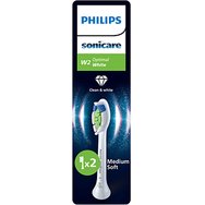 Philips Sonicare W2 Optimal White Medium Soft Replacement Head 2 Броя - Бяло Philips Sonicare W2 Optimal White Medium Soft Replacement Head 2 Броя - Бяло