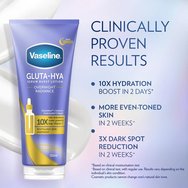 Vaseline Gluta-Hya Overnight Radiance Serum Burst Lotion хидратиращ нощен серум за тяло с дълбоко подхранване, за сияние & мека, кадифена кожа 200ml Vaseline Gluta-Hya Overnight Radiance Serum Burst Lotion хидратиращ нощен серум за тяло с дълбоко подхранване, за сияние & мека, кадифена кожа 200ml
