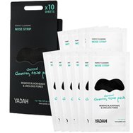 Yadah Charcoal Cleansing Nose Pack Nose Strip Ленти за почистване на порите на носа с въглен, премахват замърсяванията & излишния себум 10 броя