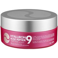 Medipeel Hyaluron Rose Peptide 9 Ampoule Eye Patch 60 бр - Дълбоко хидратиращи и подмладяващи хидрогелни лепенки за очи с екстракт от роза и 9-пептиден комплекс