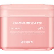 Mediheal Day & Night Collagen Ampoule Toner Pads Импрегнирани колагенови тампони с полезни съставки за незабавна хидратация & ревитализация на кожата 100 броя