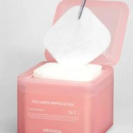 Mediheal Day & Night Collagen Ampoule Toner Pads Импрегнирани колагенови тампони с полезни съставки за незабавна хидратация & ревитализация на кожата 100 броя Mediheal Day & Night Collagen Ampoule Toner Pads Импрегнирани колагенови тампони с полезни съставки за незабавна хидратация & ревитализация на кожата 100 броя
