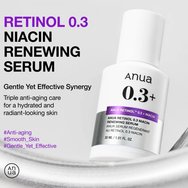 Anua Retinol 0.3 + Niacin Renewing Face Serum 30ml Anua Retinol 0.3 + Niacin Renewing Face Serum 30ml