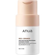 Anua Rice + Ceramide Enzyme Brightening Cleansing Powder Ензимен почистващ продукт за лице под формата на пудра за хидратация, сияние & стягане на порите за мека кожа 40g