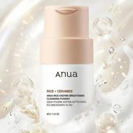 Anua Rice + Ceramide Enzyme Brightening Cleansing Powder Ензимен почистващ продукт за лице под формата на пудра за хидратация, сияние & стягане на порите за мека кожа 40g