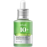 Anua Azelaic Acid 10+ Hyaluron Redness Soothing Serum Успокояващ серум за лице, подходящ за чувствителна кожа срещу зачервяване, възпаления & акне 30ml Anua Azelaic Acid 10+ Hyaluron Redness Soothing Serum Успокояващ серум за лице, подходящ за чувствителна кожа срещу зачервяване, възпаления & акне 30ml