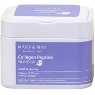 Mary May Collagen Peptide Youth & Glowing Vital Mask Текстилни маски за лице с колаген & пептиди за стегнатост & еластичност 30 броя Mary May Collagen Peptide Youth & Glowing Vital Mask Текстилни маски за лице с колаген & пептиди за стегнатост & еластичност 30 броя