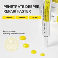Mary & May Spicule Retinol PDRN Cream Регенериращ крем за лице с ретинол за пори, бръчки & равномерен вид 15g Mary & May Spicule Retinol PDRN Cream Регенериращ крем за лице с ретинол за пори, бръчки & равномерен вид 15g