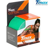 John's Tmax Cotton Kinesiology Tape 5cmx5m Κωδ 233257 1 Τεμάχιο - Πράσινο - Αυτοκόλλητη & Αδιάβροχη Ταινία Κινησιολογίας