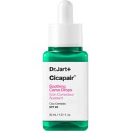Dr.Jart+ Cicapair Spf20 Soothing Camo Drops Serum Серум за лице за успокояване и облекчение, подходящ за чувствителна кожа, с ниацинамид и Centella Asiatica 30ml