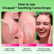 Dr.Jart+ Cicapair Spf20 Soothing Camo Drops Serum Серум за лице за успокояване и облекчение, подходящ за чувствителна кожа, с ниацинамид и Centella Asiatica 30ml