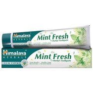 Himalaya Mint Fresh Herbal Toothbrush 75ml - Паста за зъби с естествени стипчиви вещества, мисуак и мента Himalaya Mint Fresh Herbal Toothbrush 75ml - Паста за зъби с естествени стипчиви вещества, мисуак и мента