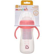 Munchkin Gentle Transition Baby\'s First Sippy Spill-Proof Antifuite Cup 6m+, 300ml - Pink
