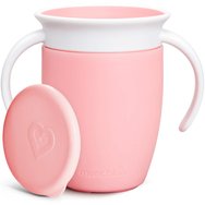 Munchkin Miracle 360 Trainer Cup 6m+, 207ml - Светло розово