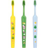 Tepe Good Mini Extra Soft Toothbrush Bolibompa 0-3 Years 3 части - зелено / жълто / синьо