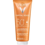 Vichy Комплект Capital Soleil UV-Age Daily Anti Photo-Ageing Water Fluid for Face Spf50+ Tinted 40ml & Fresh Protective Milk for Face & Body Spf50+, 300ml