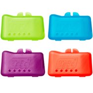 Tepe Brush Head Cup 4 бр - Multicolor 1 - Капак за четка за зъби с вентилационни отвори, идеален за ежедневна употреба и пътуване