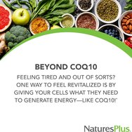 Natures Plus Beyond CoQ10 50mg Ubiquinol 30 Softgels