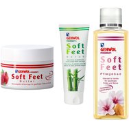 Gehwol Комплект Fusskraft Soft Feet Butter 100ml & Peeling Scrub 125ml & Nourishing Bath 200ml