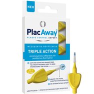 Plac Away Triple Action Iterdental Brushes Extra Soft 6 бр - ISO 4 / 0.7mm