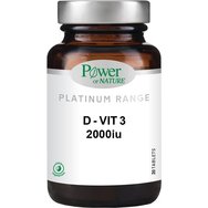 Power Health Platinum Range D-VIT3 2000iu 20tabs