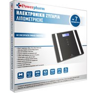 Powerpharm Electronic Fat Measuring Scale Black 1 бр