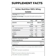 Scitec Nutrition 100% Whey Isolate Protein 25g - Vanilla