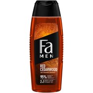 Fa Men Red Cedarwood 2 in 1 Shower Gel for Body & Hair 400ml - Освежаваща вана за тяло и коса за мъже с аромат на червен кедър Fa Men Red Cedarwood 2 in 1 Shower Gel for Body & Hair 400ml - Освежаваща вана за тяло и коса за мъже с аромат на червен кедър