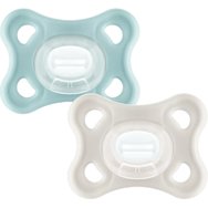 Mam Comfort Silicone Soother 3-12m 2 бр, Код 127SU - Мента / крем