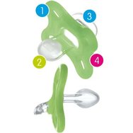 Mam Comfort Silicone Soother 3-12m 2 бр, Код 127SU - Мента / крем