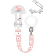 Mam Clip it! & Cover 0m+ Лента за залъгалка с предпазно капаче 1 брой, Код 335G - Розов 3 Mam Clip it! & Cover 0m+ Лента за залъгалка с предпазно капаче 1 брой, Код 335G - Розов 3