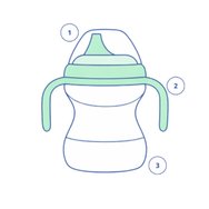 Mam Learn To Drink Cup Κωδ 472B 6m+, 190ml - Τιρκουάζ