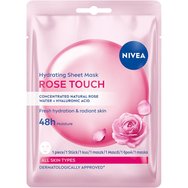 Nivea Rose Touch Hydrating Sheet Mask 1 Брой - Хидратираща Маска за Лице с Розова Вода от Биологичен Произход & Хиалуронова Киселина Nivea Rose Touch Hydrating Sheet Mask 1 Брой - Хидратираща Маска за Лице с Розова Вода от Биологичен Произход & Хиалуронова Киселина