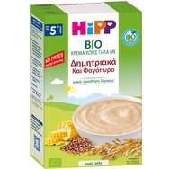 Hipp Bio Multi Grain & Buckwheat Baby 5m+ 200g - Органичен крем със зърнени храни и елда без мляко и добавена захар за бебета от 5-ия месец