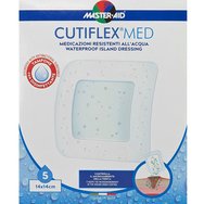 Master Aid Cutiflex Med Waterproof Island Dressing 14x14cm 5 бр - Водоустойчиви следоперативни подложки Master Aid Cutiflex Med Waterproof Island Dressing 14x14cm 5 бр - Водоустойчиви следоперативни подложки