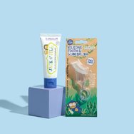 Jack n\' Jill Natural Certified 6m+ Toothpaste Натурална, сертифицирана паста за зъби с прекрасен вкус на дъвка за първите никнещи зъбки за бебета от 6 месеца 50g - Bubblegum