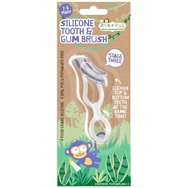 Jack n' Jill Stage 3 Silicone Tooth & Gum Brush 2-5 Years Детска силиконова четка за зъби от 2 до 5 години за интелигентно двойно миене на зъбите 1 бр Jack n' Jill Stage 3 Silicone Tooth & Gum Brush 2-5 Years Детска силиконова четка за зъби от 2 до 5 години за интелигентно двойно миене на зъбите 1 бр