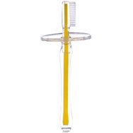 Jack n\' Jill Stage 2 Silicone Toothbrush 12-24m Силиконова бебешка четка за зъби със защитен щит от 12 до 24 месеца, 1 брой