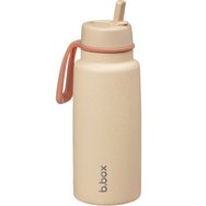 b.box Insulated Flip Top Drink Изотермична бутилка с отварящ се на панта накрайник 1L Bottle - Melon Mist