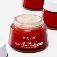 Vichy Promo Liftactiv B3 Anti-Dark Spots Day Cream Spf50, 50ml & Подарък B3 Face Serum 5ml & Capital Soleil UV- Age Daily Spf50+, 3ml & торбичка 1 бр