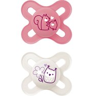 Mam Original Start Silicone Soother 0-2m 2 части, Код 125SGc - Розово / Кремаво